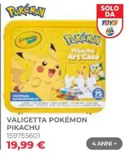 Toys Center Valigetta Pokémon Pikachu offerta