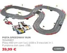 Toys Center Pista Speedway Run offerta