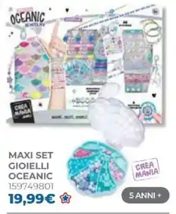 Toys Center Maxi set gioielli oceanic Crea Mania offerta
