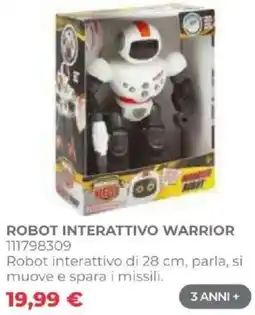 Toys Center Robot interattivo warrior offerta