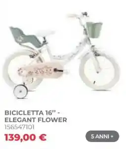 Toys Center Bicicletta 16" - Elegant Flower offerta