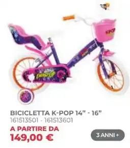 Toys Center Bicicletta K-POP offerta