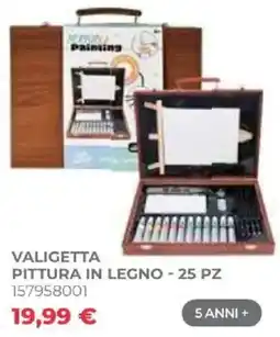 Toys Center Valigetta Pittura in Legno offerta