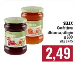 Famila Market SELEX Confettura albicocca, ciliegie offerta