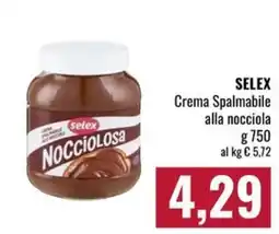 Famila Market Selex Crema Spalmabile alla Nocciola offerta