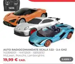 Toys Center Auto radiocomandate TAIYO offerta