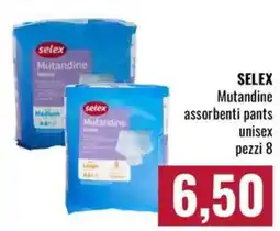 Famila Market SELEX Mutandine assorbenti pants offerta