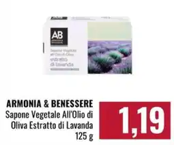Famila Market Armonia & Benessere Sapone Vegetale All'Olio di Oliva Estratto di Lavanda offerta