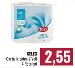 Famila Market SELEX Carta Igienica 2 Veli offerta