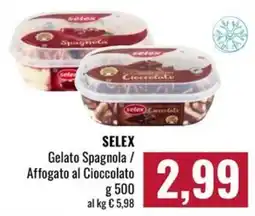 Famila Market Selex Gelato Spagnola / Affogato al Cioccolato offerta