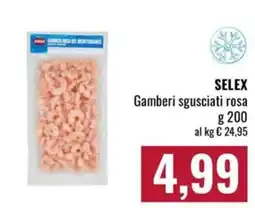 Famila Market SELEX Gamberi sgusciati rosa offerta