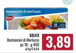 Famila Market SELEX Bastoncini di Merluzzo offerta