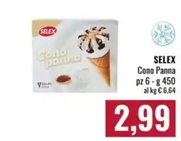 Famila Market SELEX Cono Panna offerta