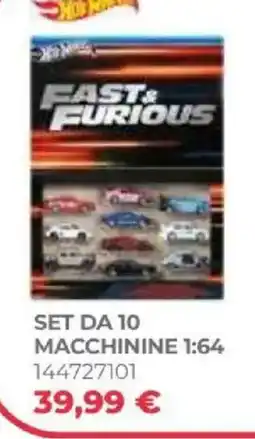 Toys Center Hot Wheels Fast & Furious offerta
