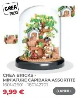 Toys Center Crea Bricks - Miniature Capibara Assortite offerta
