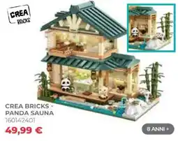 Toys Center Crea Bricks - Panda Sauna offerta