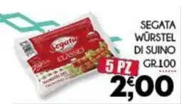 Enne Market Segata würstel di suino classici offerta