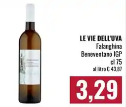 Famila Market Le vie dell'uva Falanghina Beneventano IGP offerta