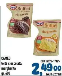 Del Prete Distribuzioni Cameo torta cioccolato/margherita offerta