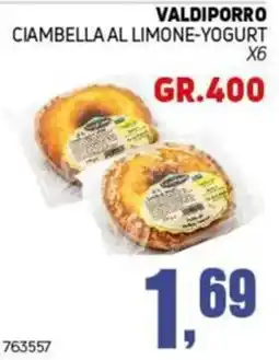 Migro Valdiporro ciambella al limone-yogurt offerta