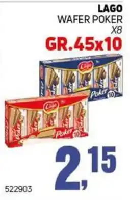 Migro Lago wafer poker offerta