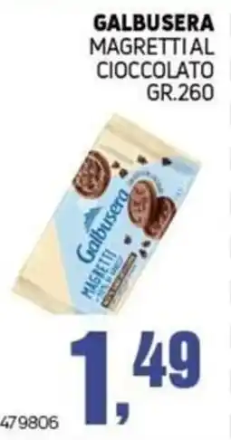 Migro Galbusera magrettial cioccolato offerta