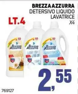 Migro Brezza azzurra detersivo liquido lavatrice offerta
