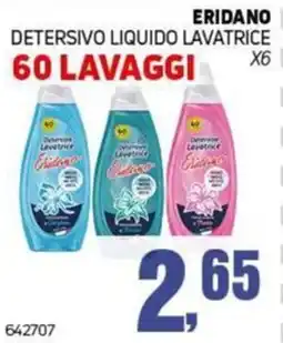 Migro Detersivo liquido lavatrice Eridano offerta