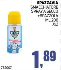 Migro Spazzavia smacchiatore spray a secco offerta