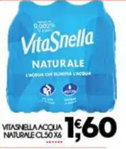 Enne Market VitaSnella acqua naturale offerta