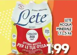 Enne Market Lete acqua minerale offerta