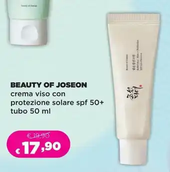 Beauty of Joseon crema viso con protezione solare spf 50+