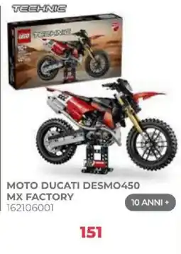 Toys Center Lego Technic Moto Ducati Desmo450 MX Factory offerta