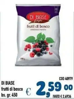 Del Prete Distribuzioni Di Biase frutti di bosco offerta