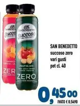 Del Prete Distribuzioni San Benedetto succoso zero offerta