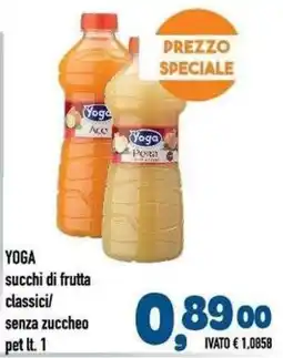 Del Prete Distribuzioni Yoga succhi di frutta classici senza zucchero offerta