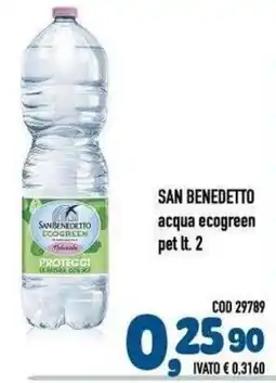 Del Prete Distribuzioni San Benedetto acqua ecogreen offerta