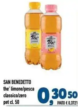 Del Prete Distribuzioni San Benedetto the' limone/pesca classico/zero offerta