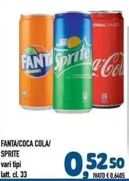 Del Prete Distribuzioni Fanta/Coca Cola/Sprite offerta