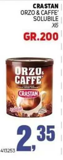 Migro Orzo & Caffè Crastan offerta
