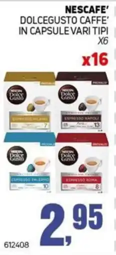 Migro Nescafe Dolce Gusto caffè in capsule vari tipi offerta