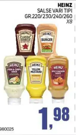 Migro Heinz Salse vari tipi offerta