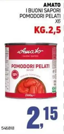 Migro Amato pomodori pelati offerta