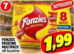 Supermercato Papale Fonzies patatine offerta