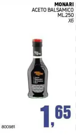 Migro Aceto Balsamico di Modena Monari offerta