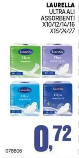 Migro Laurella Ultra Ali Assorbenti offerta