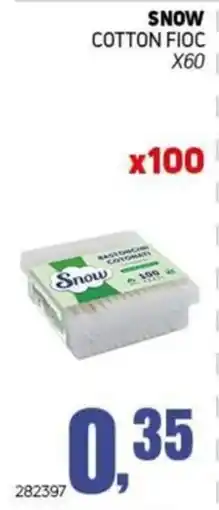 Migro Snow bastoncini cotone offerta