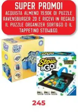 Toys Center Puzzle organizer Sort&Go o tappetino Stow&Go offerta