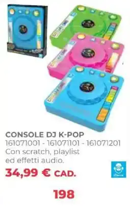 Toys Center Console DJ K-POP iDance offerta