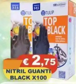 Magazzini del Risparmio Tulip top black guanti offerta